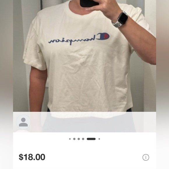 Champion Lt Blue Short Sleeve Tee Men SZ:S Front banner logo plus sleeve C logo - Picture 11 of 11